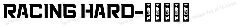 RACING HARD字体转换